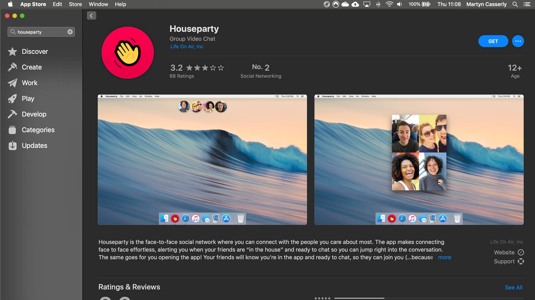 Cómo configurar y usar Houseparty en Mac: App Store