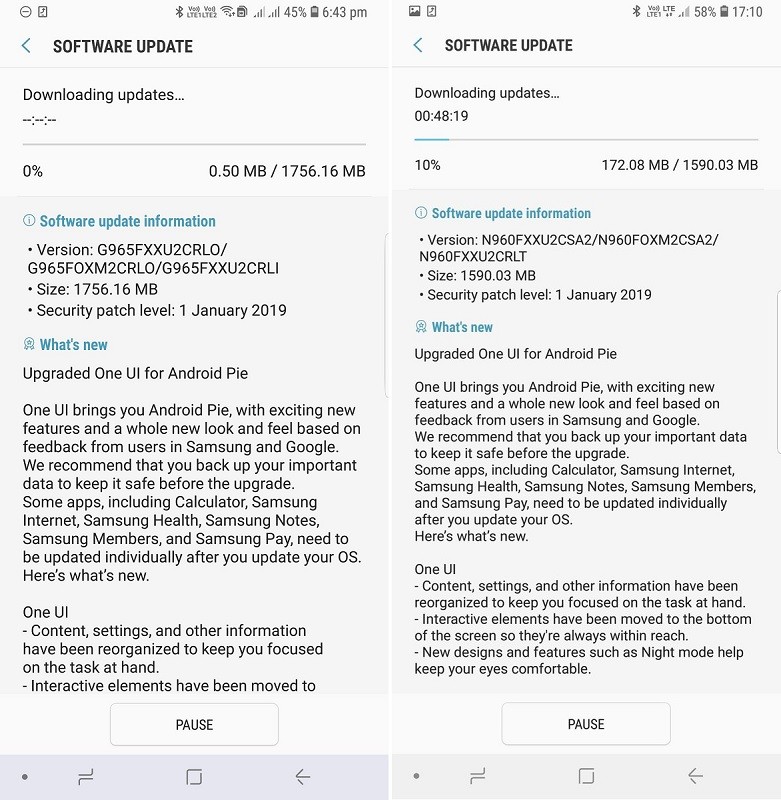 samsung-galaxy-s9-s9-plus-note9-android-9-pie-update-india 
