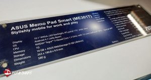 ASUS MeMo Pad Smart ME301T con pantalla de 10.1 pulgadas llega a Tailandia