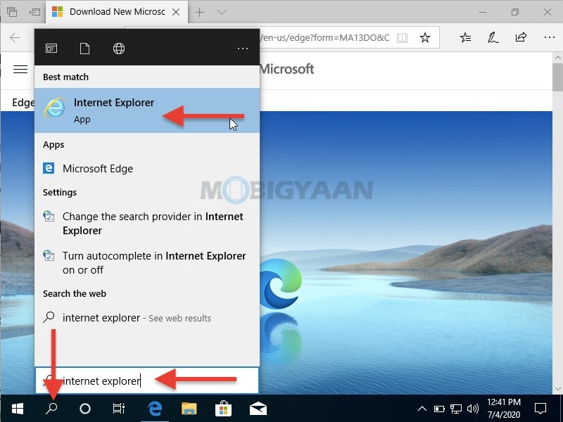 3 formas de iniciar Internet Explorer en Windows 10-3 