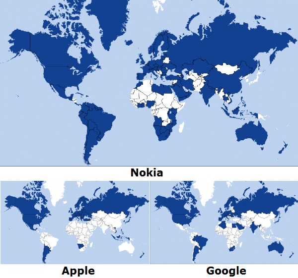 Nokia-Maps-Comparación paso a paso 
