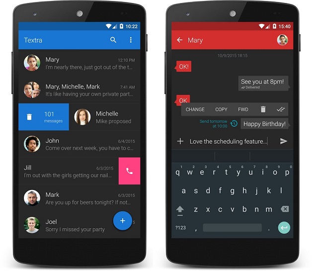 Las 5 mejores aplicaciones de SMS para Android 2-1 