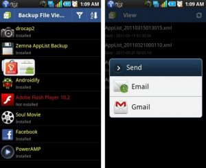 Aplicación de la semana: Zemna AppList Backup para Android