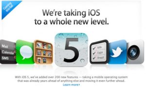 Apple lanza iOS 5 para iPhone, iPod touch y iPad