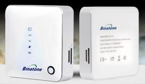 Binatone lanza 3G Mi-Fi Router con 5000 mAh Turbo Power Bank por Rs.  4995