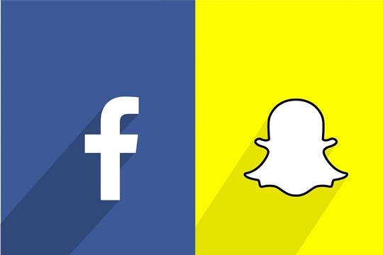 Facebook y Snapchat 