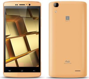 El teléfono inteligente iBall Andi Gold 4G lanzado por Rs.  6499