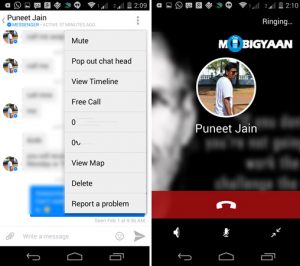 Facebook Messenger recibe soporte gratuito para llamadas de voz en India