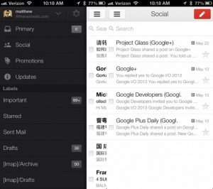 Gmail para iOS tiene un nuevo diseño