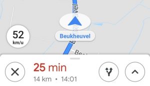 Google Maps ahora está implementando un velocímetro en pantalla mientras se conduce