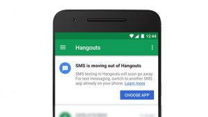 Google eliminará la compatibilidad con SMS en Hangouts para Android a partir del 22 de mayo