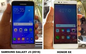 Honor 5X vs Samsung Galaxy J3 (2016): Comparación de especificaciones