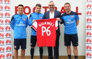 Huawei se une al Arsenal Football Club como socio global de teléfonos inteligentes