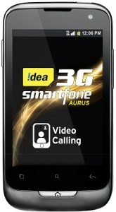 Idea lanza 'Aurus', teléfono inteligente 3G de 3.5 pulgadas por Rs.7,190
