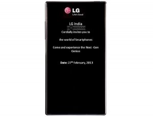 LG Optimus G se lanzará mañana en India