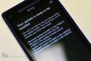 La primera actualización OTA de Windows Phone 8 ahora se implementa para HTC 8X, trae correcciones de errores y más