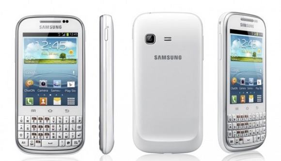 Lanzamiento de Samsung Galaxy Chat, QWERTY combinado con Android ICS