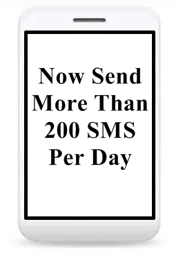 Más de 200 SMS 