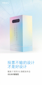 Meizu 17 confirmado para lanzarse en China el 8 de mayo