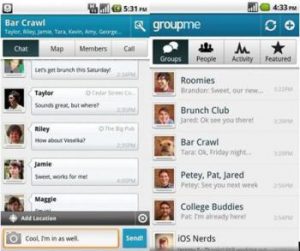 Mensajes de texto grupales desde Android con GroupMe