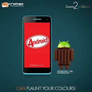Micromax Canvas 2 Colors A120 recibe la actualización de Android KitKat