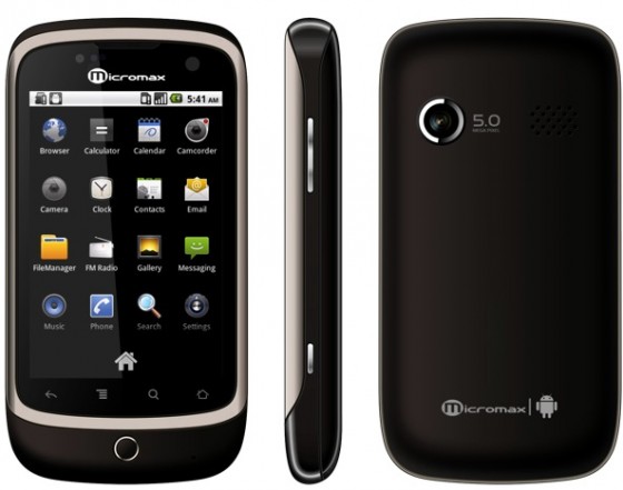 Micromax agrega otro teléfono Android a su cartera llamado A70