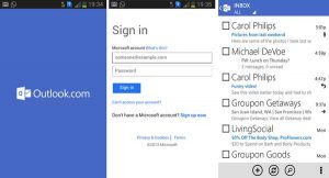 Microsoft Outlook para Android actualizado con una nueva interfaz de usuario