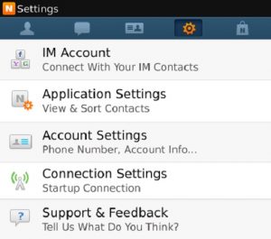 Nimbuzz lanza una aplicación liviana de actualizaciones para dispositivos Blackberry