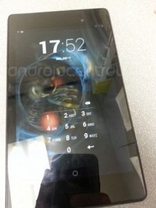 Primeras imágenes de la versión actualizada de la filtración de Nexus 7