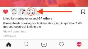 Prueba de Instagram la función 'Regram' junto con la búsqueda de GIF, archivos de historias y más