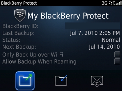 Respalde, restaure y localice de forma inalámbrica su Blackberry perdida con 'BlackBerry Proctect'