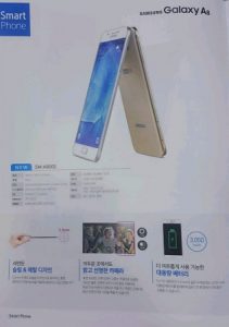 Samsung Galaxy A8 para lucir pantalla Full HD de 5.7 pulgadas con cámara de 16 MP