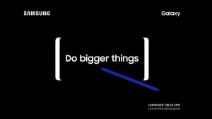 Samsung Galaxy Note8 se anunciará el 23 de agosto
