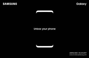 Samsung Galaxy S8 se dará a conocer el 29 de marzo en Nueva York