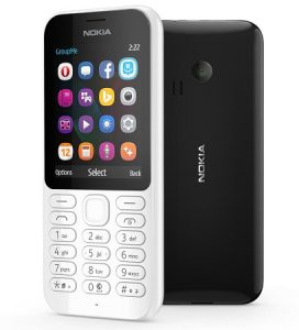 Se anuncia el Nokia 222 asequible teléfono con funciones habilitadas para Internet
