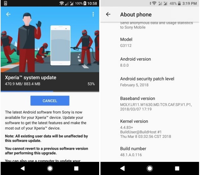 sony-xperia-xa1-series-android-8-oreo-update 