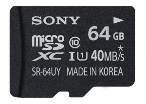Sony lanza la tarjeta microSD UHS-I de 64 GB en India por Rs.  5679