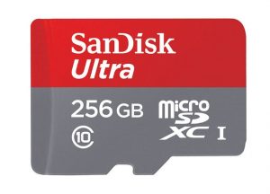 Tarjeta de memoria SanDisk Ultra microSDXC UHS-I de 256 GB y Ultra Dual Drive m3.0 en India