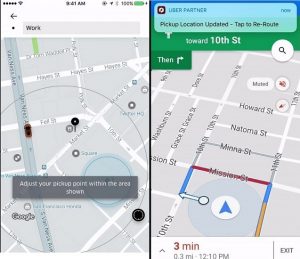 Uber ahora permite a los usuarios actualizar el lugar de recogida después de reservar un viaje
