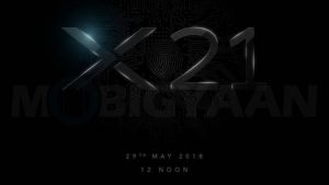 Vivo X21 con escáner de huellas dactilares en pantalla que se lanzará en India el 29 de mayo como exclusivo de Flipkart
