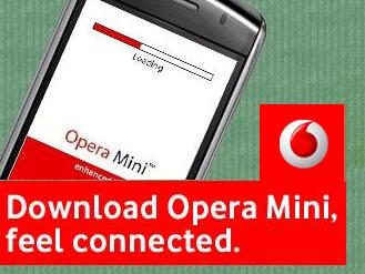 Vodafone lanza una versión personalizada del navegador Opera Mini para teléfonos 2G de bajo costo