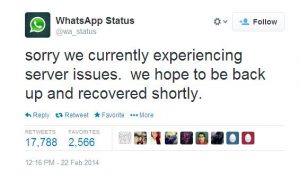 WhatsApp no ​​funciona;  confirma problemas del servidor en Twitter