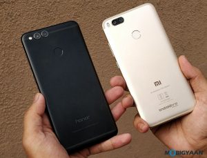 Xiaomi Mi A1 contra Honor 7X [Dual Camera Comparison]