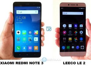 Xiaomi Redmi Note 3 vs LeEco Le 2 - Comparación de especificaciones