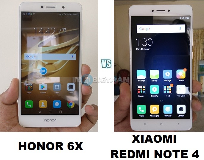 Xiaomi-Redmi-Note-4-vs-Honor-6X-Comparación de especificaciones-Cuál-es-mejor 