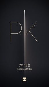 Xiaomi programa un evento de lanzamiento en China el 16 de julio