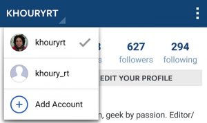 Instagram ahora te permite cambiar entre múltiples cuentas en Android