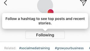 Es posible que Instagram pronto te permita seguir hashtags para ver las publicaciones principales y las historias recientes.