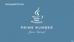 Cómo encontrar el número es primo o no: programa Java para números primos