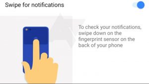 Los próximos teléfonos inteligentes Nexus pueden incluir un gesto de escáner de huellas dactilares para abrir el tono de notificación